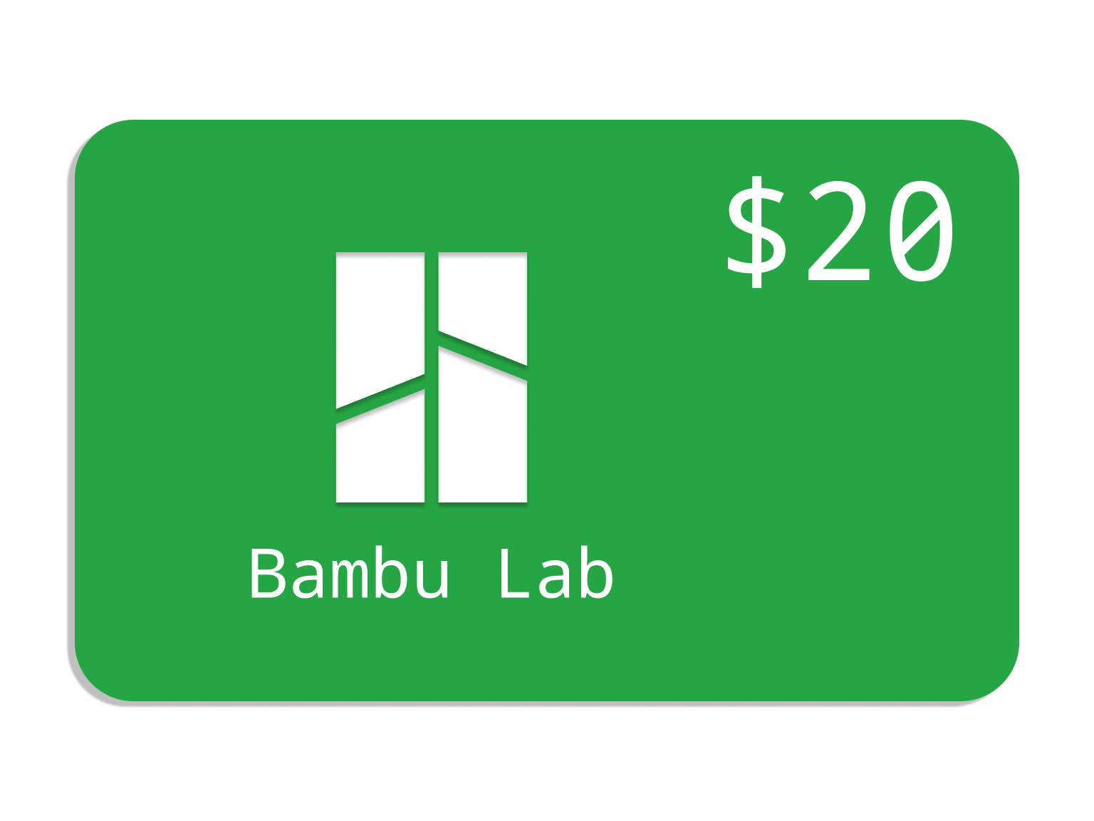 Bambu Lab 20$ Credits