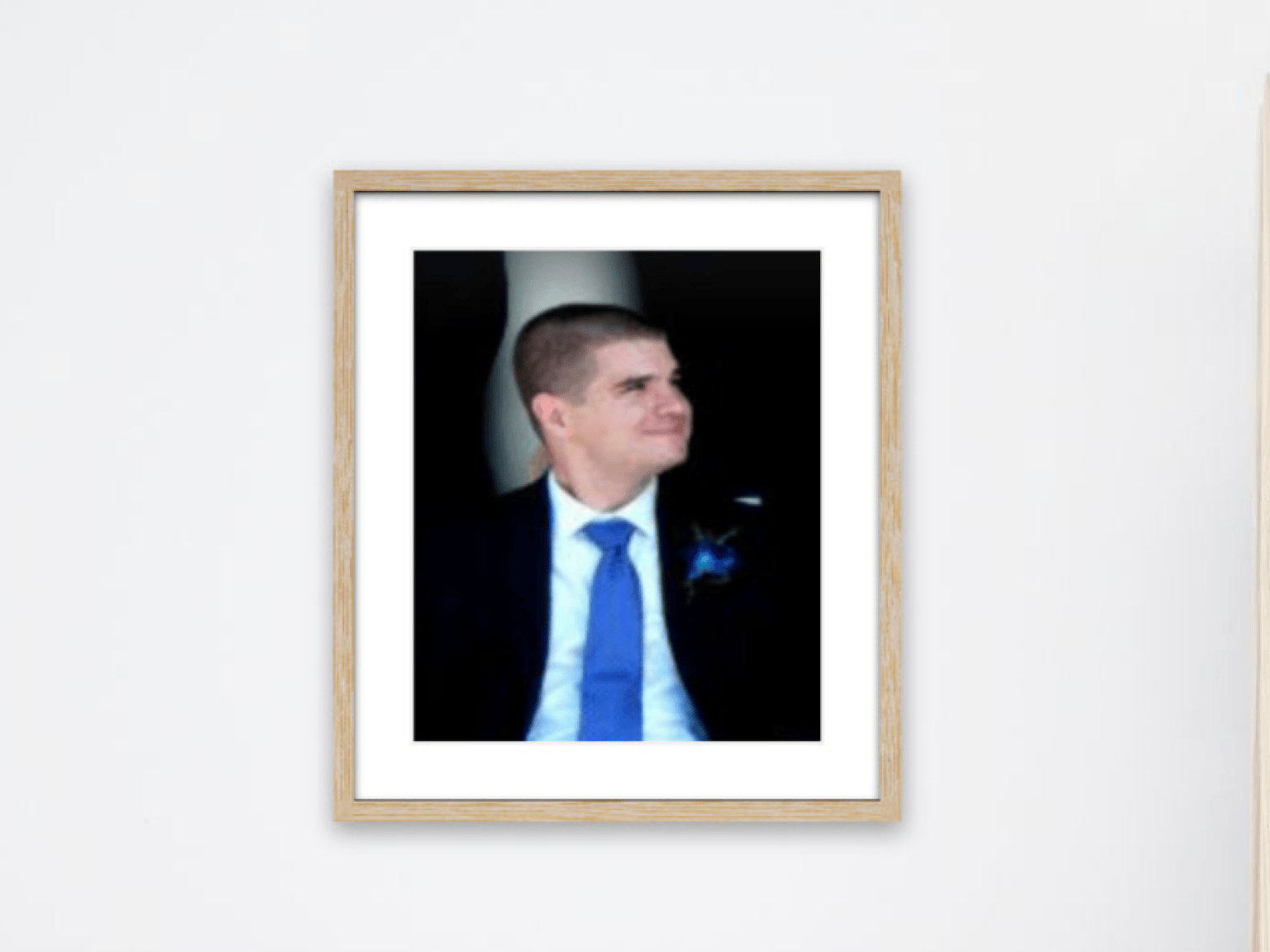 Signed photo of Graham Darcey